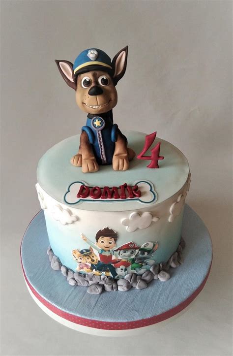 Paw patrol - Chase - Decorated Cake by Jitkap - CakesDecor