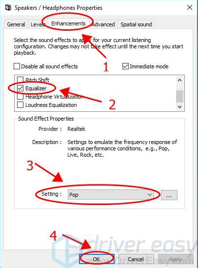 Windows 10 Equalizer Best Way To Improve Audio Driver Easy