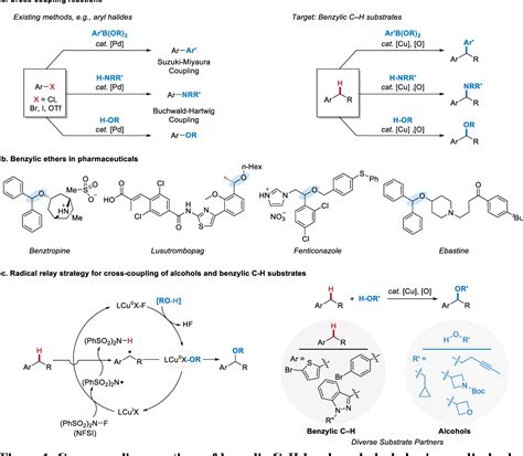 Pdf Copper Catalyzed Benzylic Ch Coupling With Alcohols Via Radical Relay Semantic Scholar