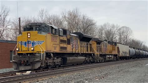 Csx Ethanol Train B With Union Pacific Leaders Near Weedsport Ny