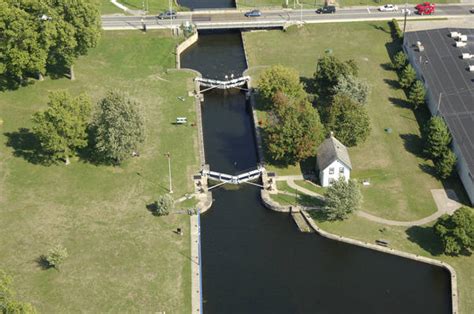 Rideau River Lock 31 Bridge In Smiths Falls On Canada Bridge