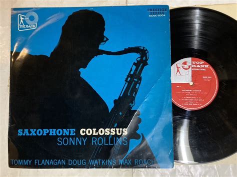 傷や汚れありLP 1959年 国内盤 ペラジャケ 赤ラベル Sonny Rollins ソニーロリンズ Saxophone