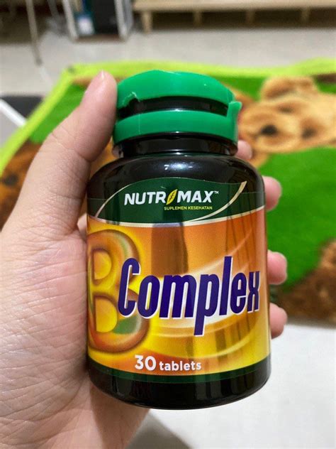 Nutrimax B Complex Vitamin Caps Kesehatan Kecantikan Perawatan