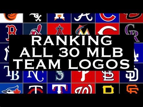 RANKING ALL 30 MLB TEAM LOGOS! - YouTube