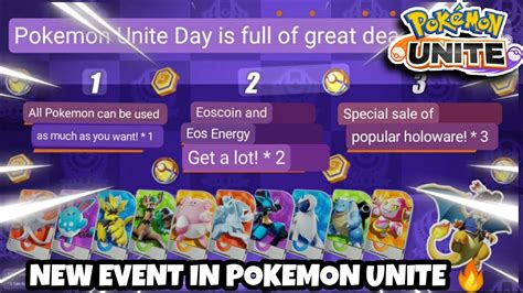 New Event In Pokemon Unite Get Free Unite License Free Aeos Coins