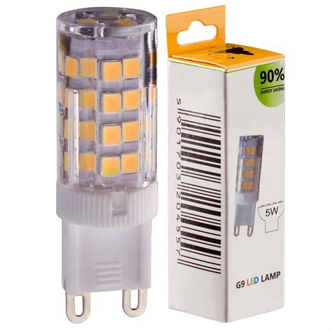 Żarówka LED G9 SMD 2835 5W 500lm CIEPŁA mini 500LM 11944820319