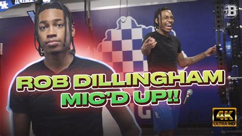 We Mic D Up Rob Dillingham At Kentucky Nba Draft Prospect Workout