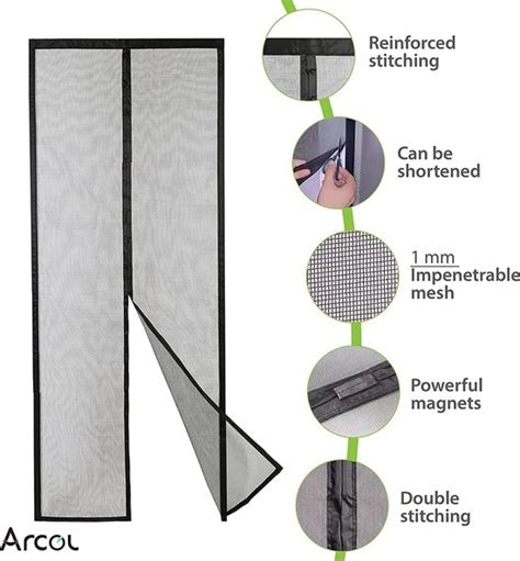 Magnetisch Vliegengordijn Voor Deuren Met Haak En Lussluiting