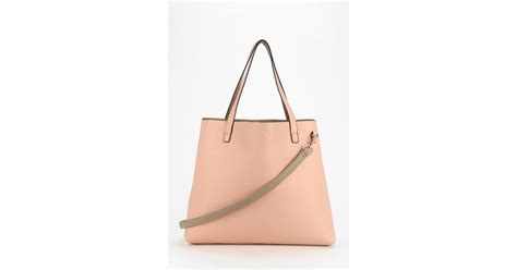 Urban Outfitters Reversible Faux Leather Tote In Pink Lyst