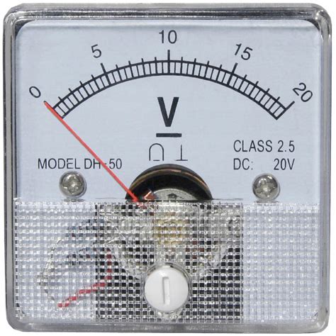 Miernik Analogowy Woltomierz 20V Kwadratowy Prolech Sklep EMPIK