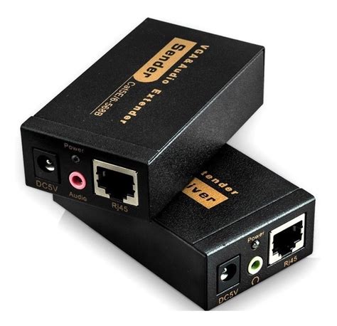 Extensor Vga Y Audio Por Utp Via Cable De Red Cat 5 6 1 321 00 En