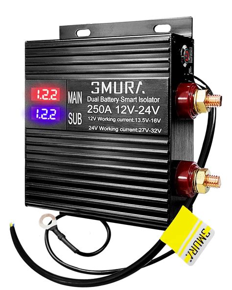 Buy Dual Battery Isolator Kit 250 Amp Universal 12v24v Voltage