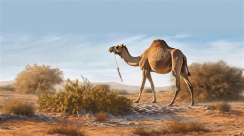 Premium AI Image | camel caravan