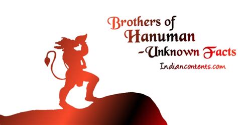 hanuman brothers lesser  facts   timeless legacy