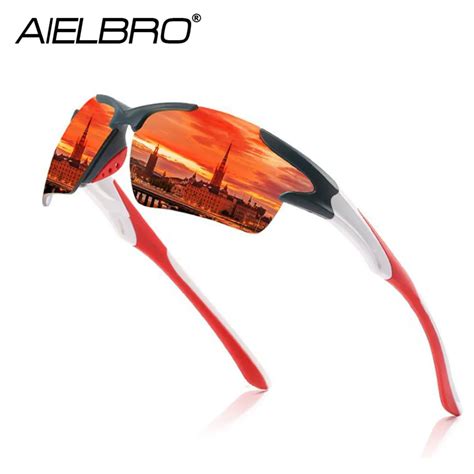 AIELBRO Gafas De Sol Para Ciclismo Lentes De Deportes Al Aire Libre