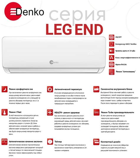 Кондиционер Denko Legend DU-12 до 35 м2. - купить по доступным ценам в ...