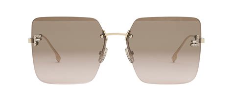 Fendi Fendi First Fe4082us 30f Oversized Square Sunglasses