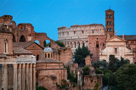 Fototapeta Rzym Antyczny Forum Romanum Antyk Rzymski Staro Ytno