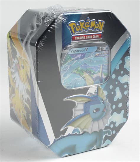 Pokemon Tcg Eevee Evolutions Tin Vaporeon V Pristine Auction