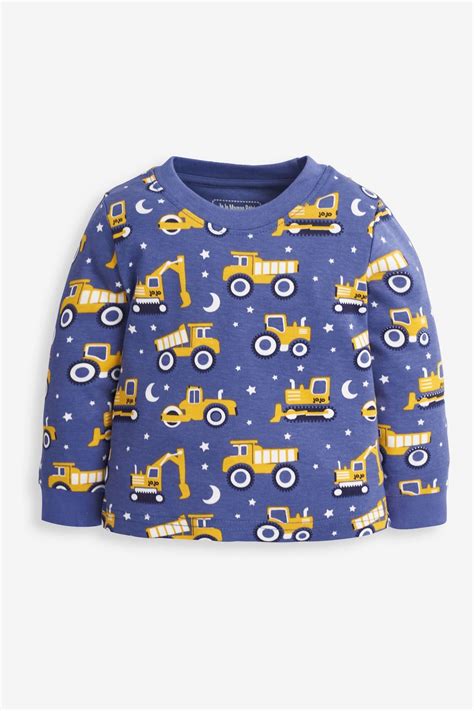 Buy Jojo Maman Bébé Space 2 Pack Digger Jersey Pyjamas From The Next Uk