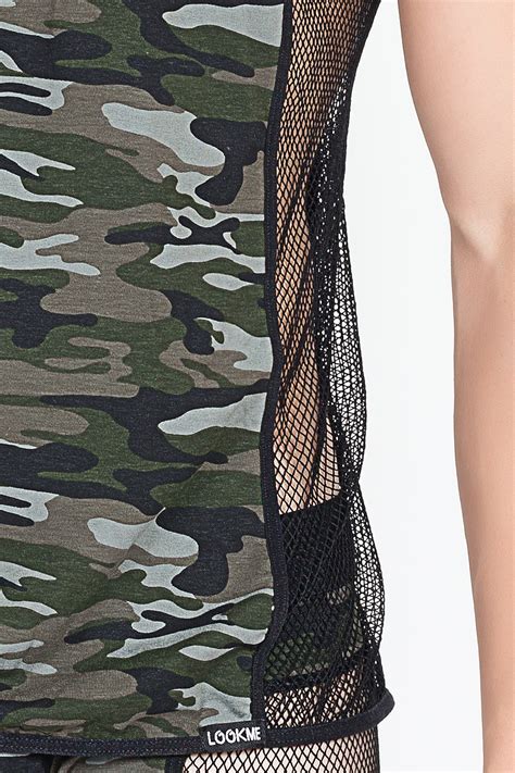 Camouflage Shirt Oberteile für IHN Club Hot Fashion Odretto
