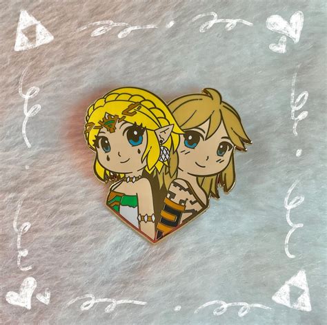 TOTK Link and Zelda Couple Hard Enamel Pin LOZ Pin - Etsy