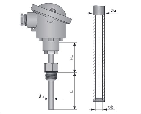 Sonde De Temp Rature Visser Avec Puits Thermom Trique Optitemp Tra