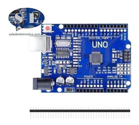 Compatível Arduino Uno R3 Atmega328 Smd Sem Cabo Usb Maker Mercadolivre