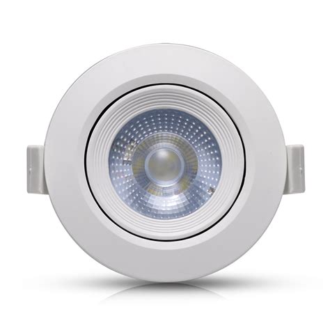 Ledsafe® - Spot LED Embutir 5W Redondo | Branco Frio - bbbaterias