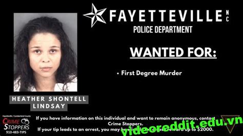 Fayetteville Police Seek Publics Help Locating Woman Wanted For Murder Video Reddit Trend