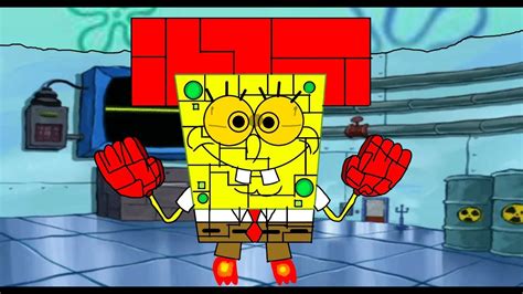 SpongeBot SteelPants From SpongeBob Battle For Bikini Bottom SPEEDPAINT YouTube