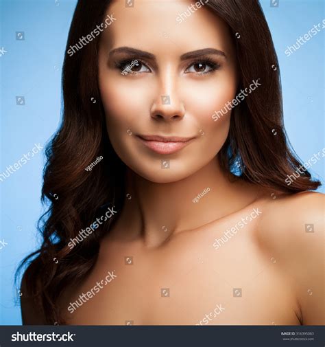 Portrait Beautiful Woman Naked Shoulders On Stock Photo 316395083 Shutterstock