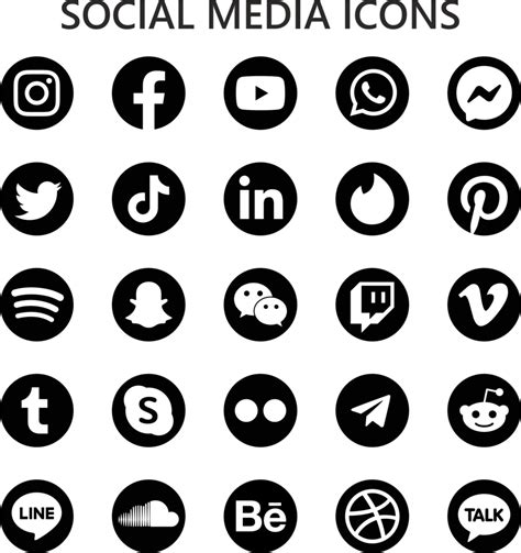 Social Media Icons Cdr Ai Eps Cloudbirds