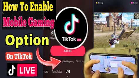 How To Enable Mobile Gaming Option On Tiktok Live How To Get Mobile