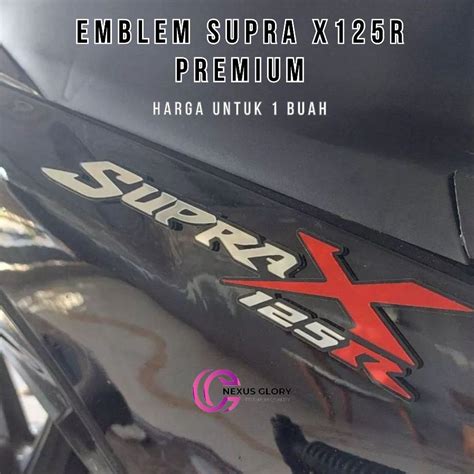 Jual Emblem Supra X Timbul D Premium Stiker Supra X R Timbul