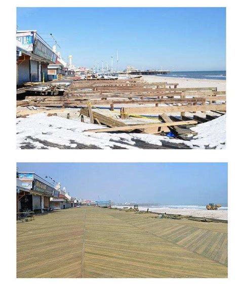 Clear Progress Along The Seaside Heights Boardwalk Business Insider