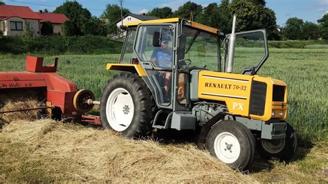 Zbieranie I Prasowanie Kostek Siana 2024 Renault PX 70 32 I Case Ih