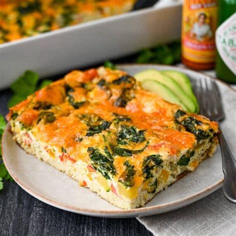 Veggie-Packed Low-Carb High-Protein Breakfast Casserole - Amee's Savory Dish