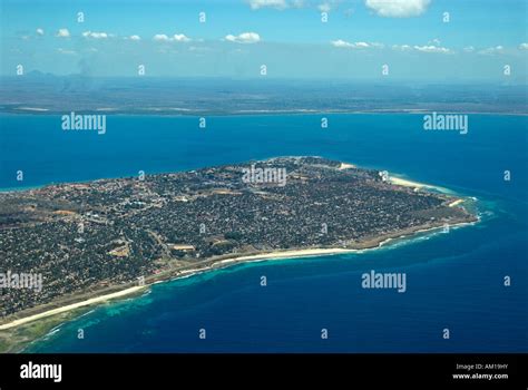 Aerial Photo Of Pemba Mozambique Africa Stock Photo Alamy