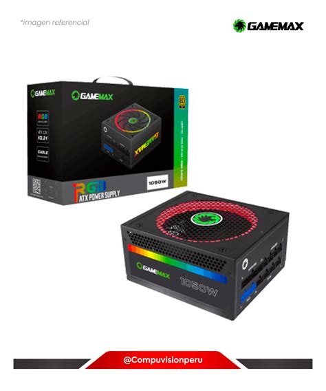 Compara FUENTE 1050W GAMEMAX 80 PLUS GOLD MODULAR RGB RGB 1050