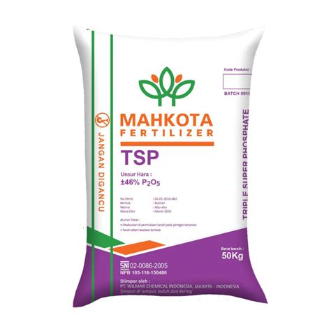 Jual Pupuk TSP Mahkota 50 Kg SP 36 46 Penyubur Pembenah Tanah Tanaman