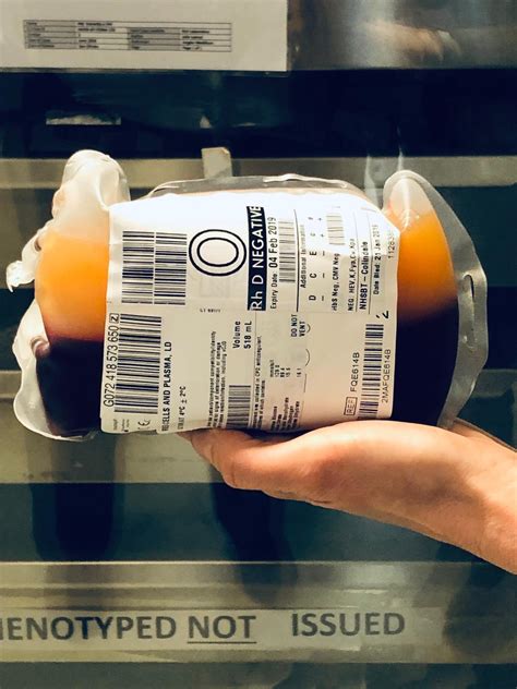 New product combining blood and plasma in one bag saves lives - NHS