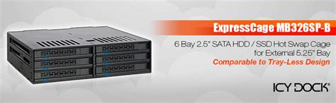 ICY DOCK X SSD To Drive Bay Hot Swap Backplane Cage Mobile Rack Comparable To Tray