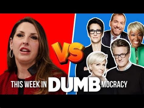 This Week In DUMBmocracy Ronna McDaniel FIRED Should She Sue MSNBC