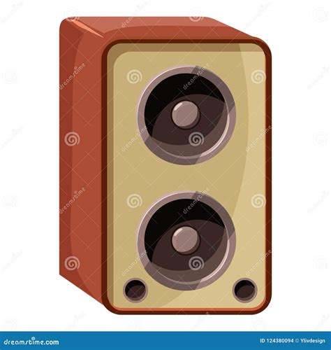 Sound Speaker Icon Isometric 3d Style Stock Illustration