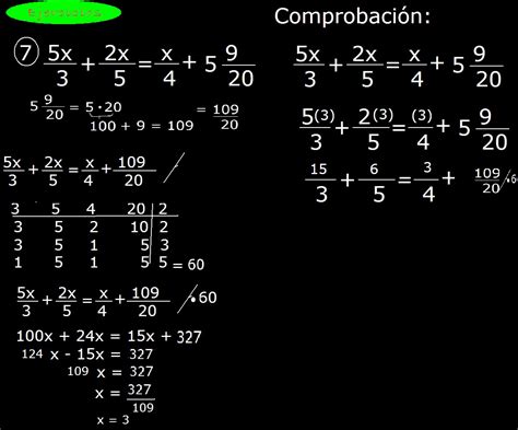 Lgebra Eca De Ense Anza Media Ecuaciones De Primer Grado