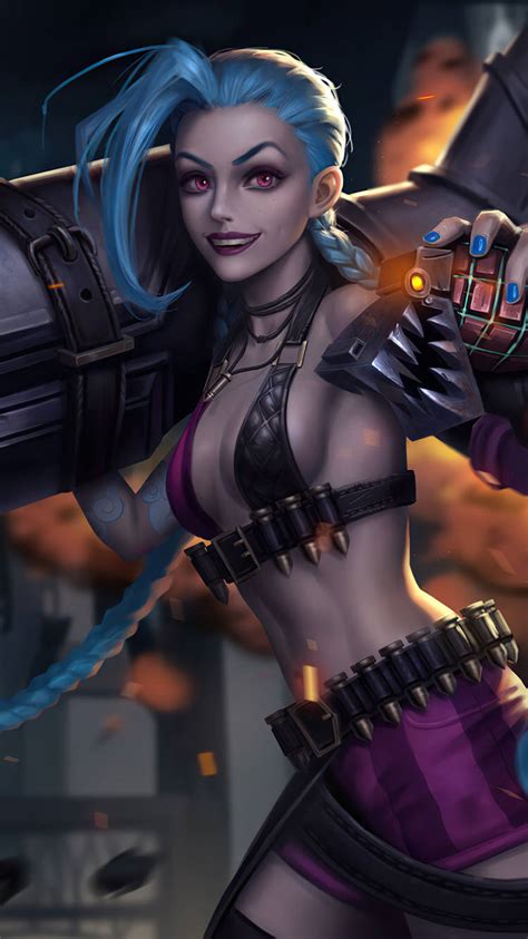 Download Jinx League Of Legends Iphone Wallpaper