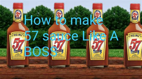 how to make heinz 57 sauce - shapovmusic.com
