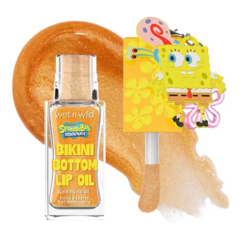 Lip Oil Bob Esponja Wet N Wild SpongeBob SquarePants Bikini Bottom Cooling Lip Oil Cor I M