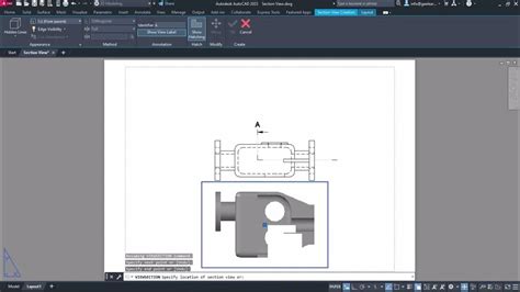 Creating Section Views Autocad 3d Tutorials Youtube